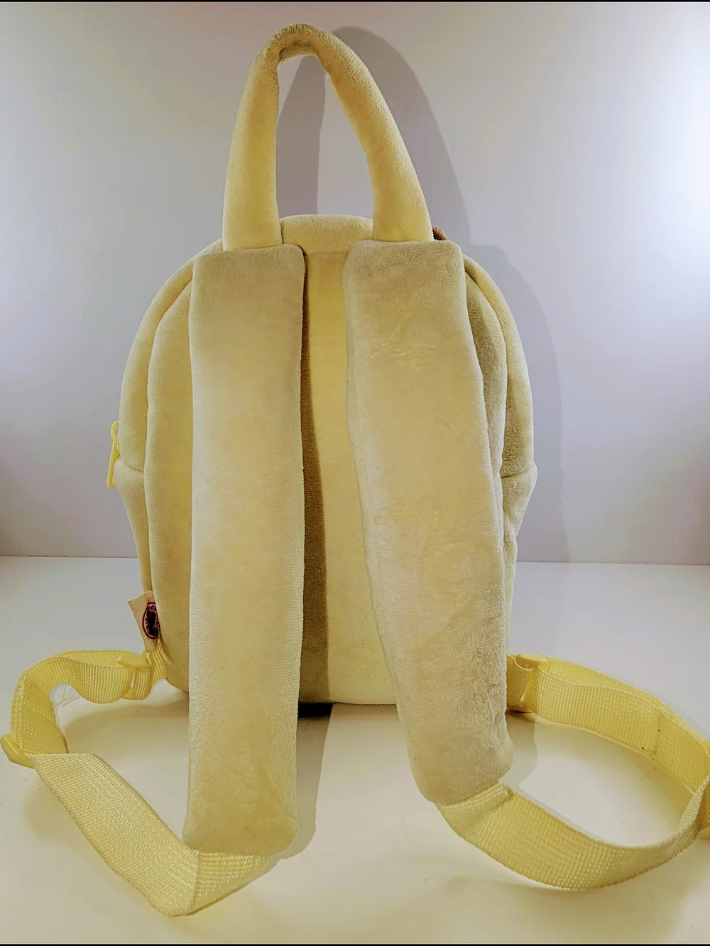 Gloveleya Girls Toddler Backpack Yellow Plush Velvet Soft